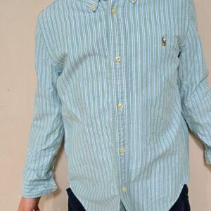 Striped Cotton Oxford ShirtSave your Boys 7- Ralph Lauren